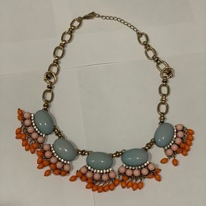 Multicolored statement necklace